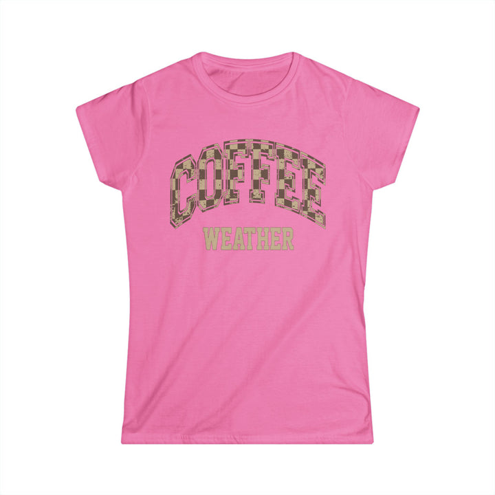 Coffee Weather - Women's Softstyle Tee