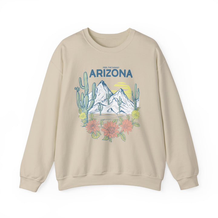 Feel The Sunset Arizona - Unisex Heavy Blend™ Crewneck Sweatshirt