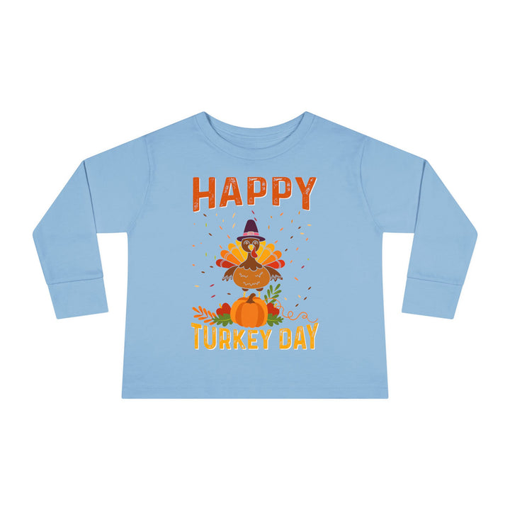 Happy Turkey Day - Toddler Long Sleeve Tee