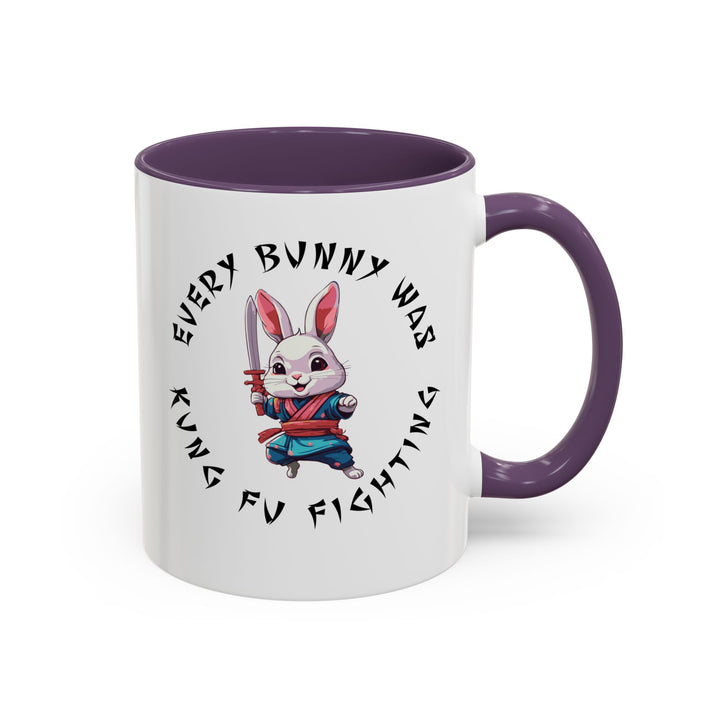 Kung Fu Fighting - Accent Coffee Mug (11, 15oz)