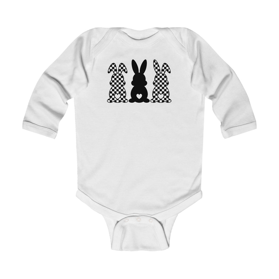 Heart Bunny - Infant Long Sleeve Bodysuit