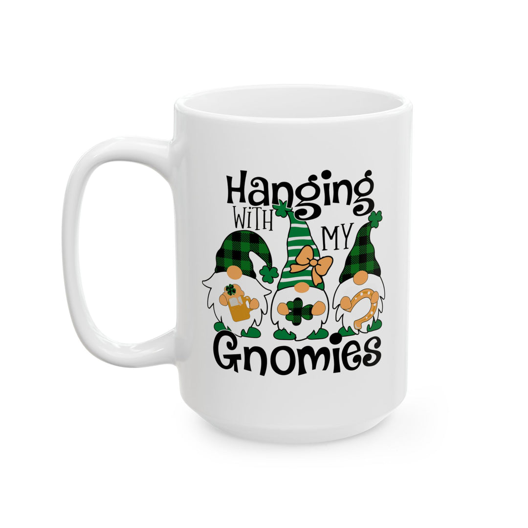 St. Patricks Day Gnomes - Ceramic Mug, (11oz, 15oz)