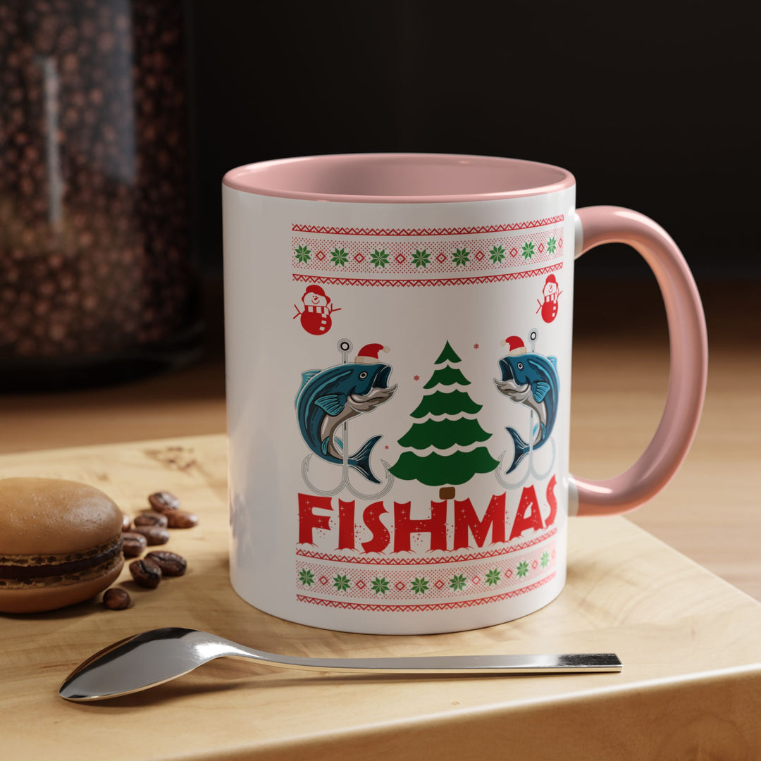 Merry Fishmas - Accent Coffee Mug (11, 15oz)