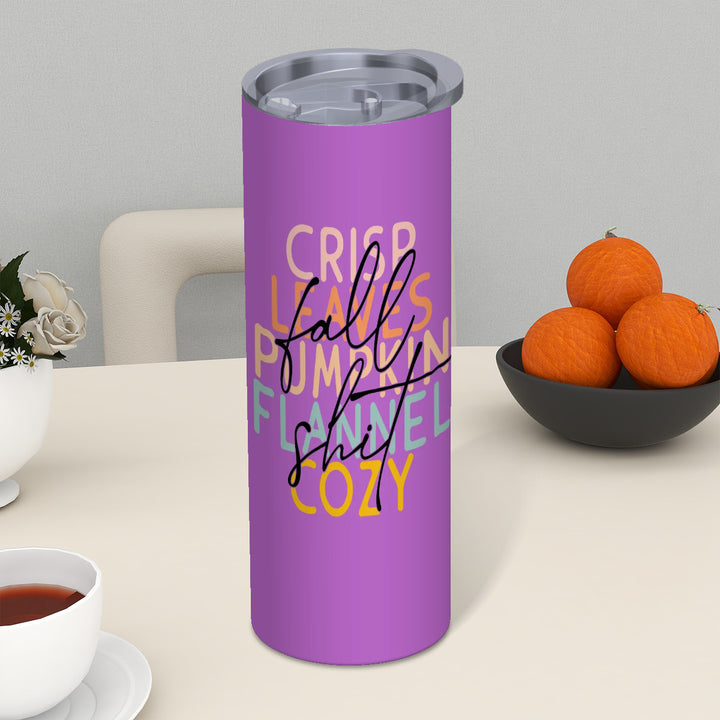 Fall Sh*t - Straw Water Bottle Drinkware