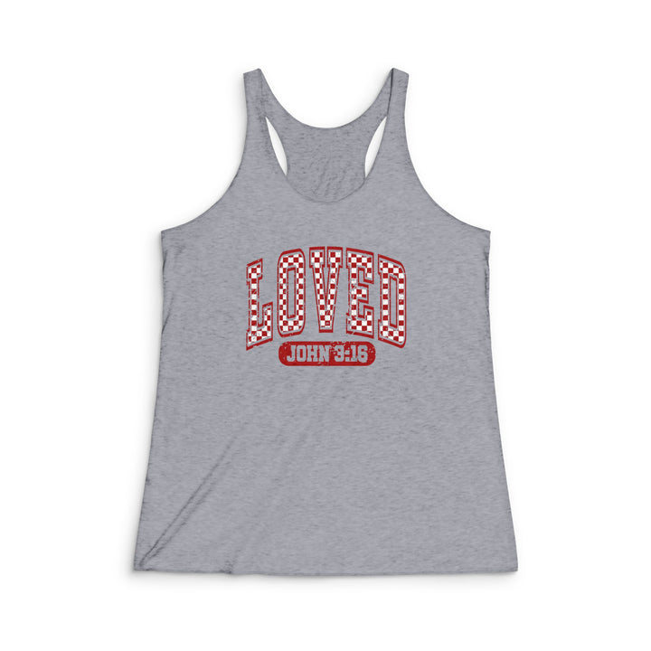 John 3:16 - Women's Tri-Blend Racerback Tank