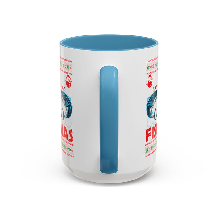 Merry Fishmas - Accent Coffee Mug (11, 15oz)