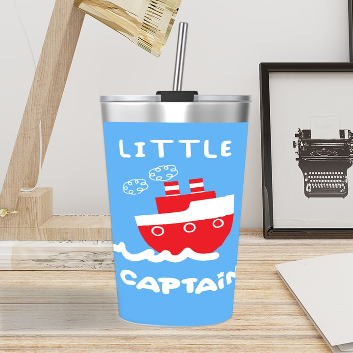 Little Captain - Stainless Steel Water Bottle With Straw