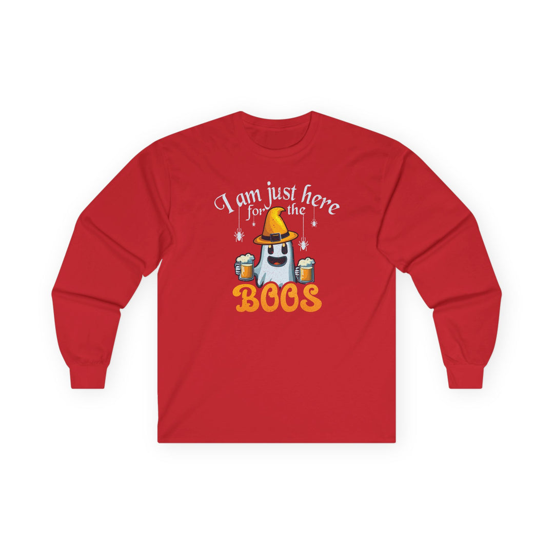 I'm Just Here For The Boos - Unisex Ultra Cotton Long Sleeve Tee