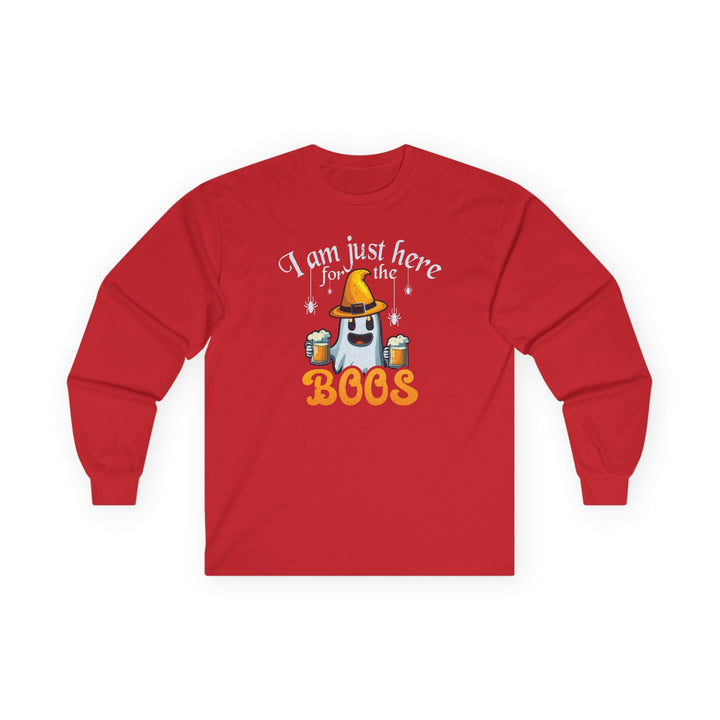 I'm Just Here For The Boos - Unisex Ultra Cotton Long Sleeve Tee
