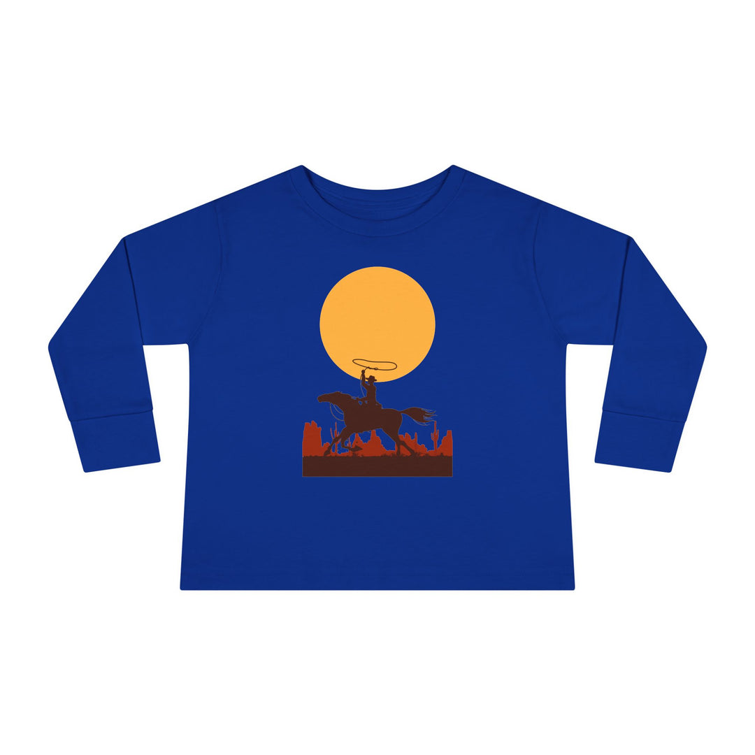 Roping The Moon  Toddler Long Sleeve Tee