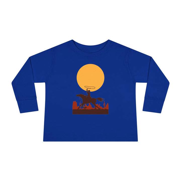 Roping The Moon  Toddler Long Sleeve Tee