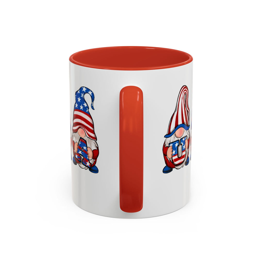 4th Of July Gnomes - Accent Coffee Mug (11, 15oz)