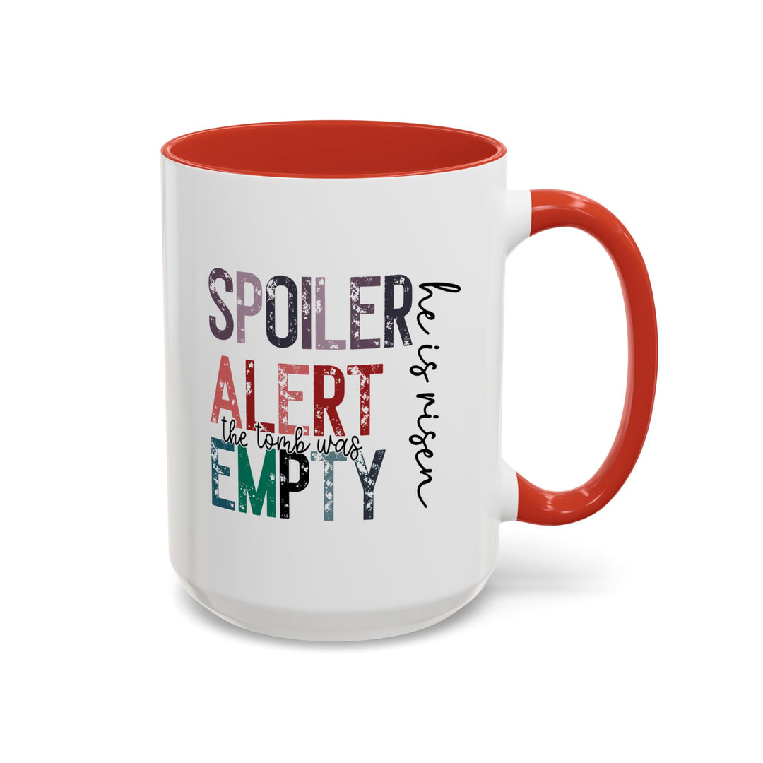 Spoiler Alert - Accent Coffee Mug (11, 15oz)