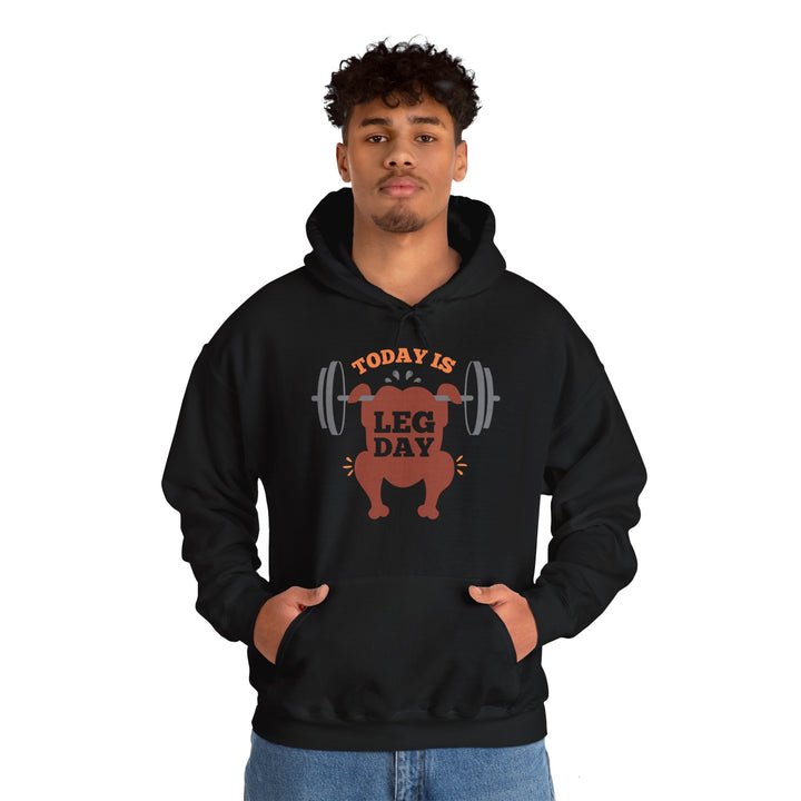 Leg Day - Unisex Heavy Blend™ Hooded Sweatshirt