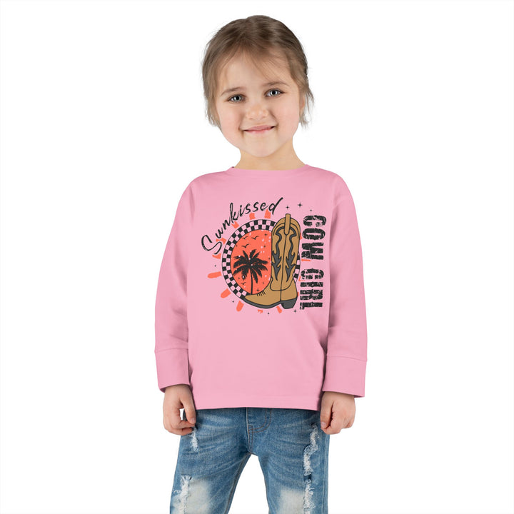 Sunkissed Cowgirl - Toddler Long Sleeve Tee