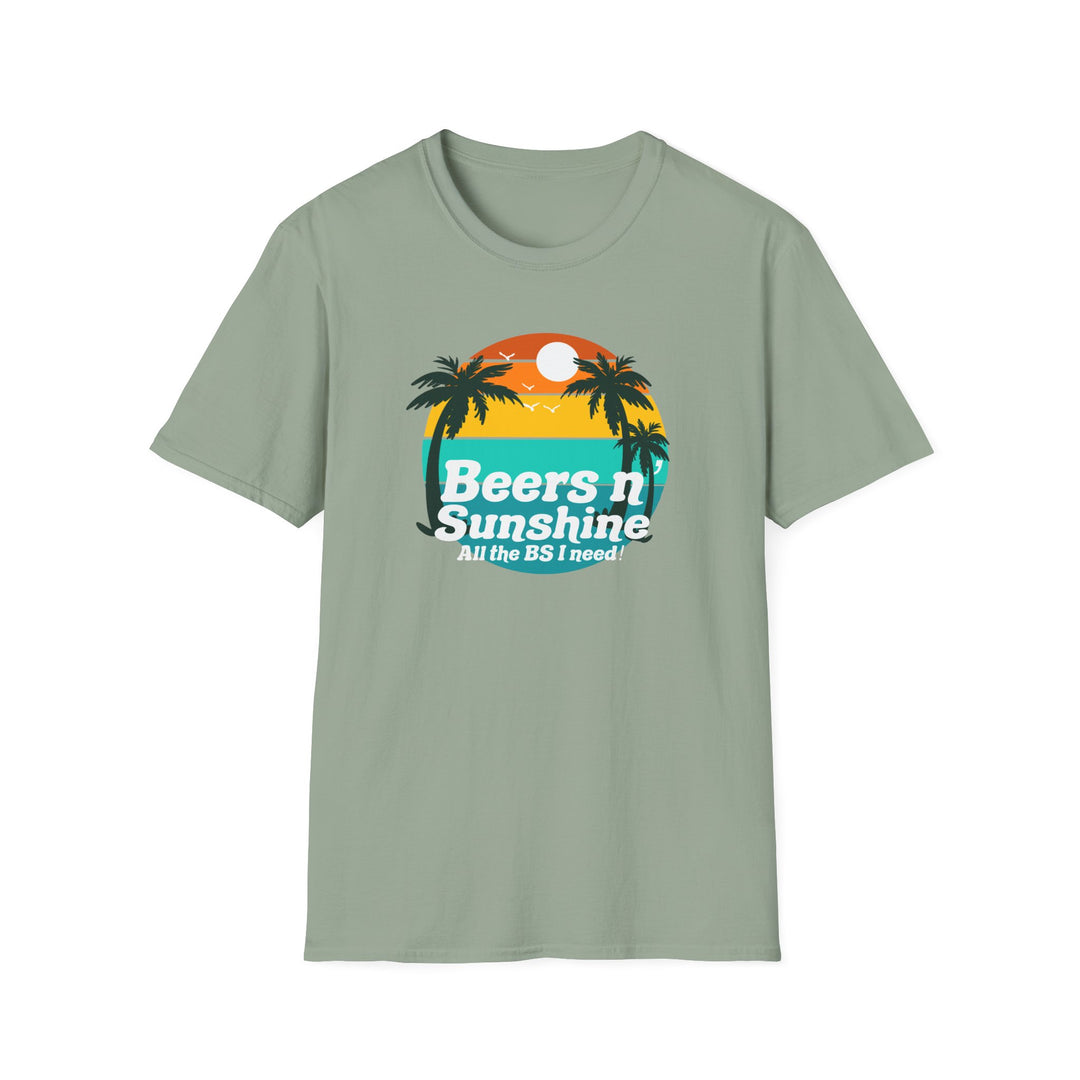Beers N Sunshine - Unisex Softstyle T-Shirt