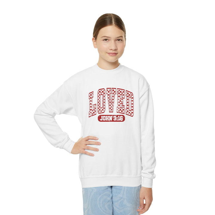 John 3:16 - Youth Crewneck Sweatshirt
