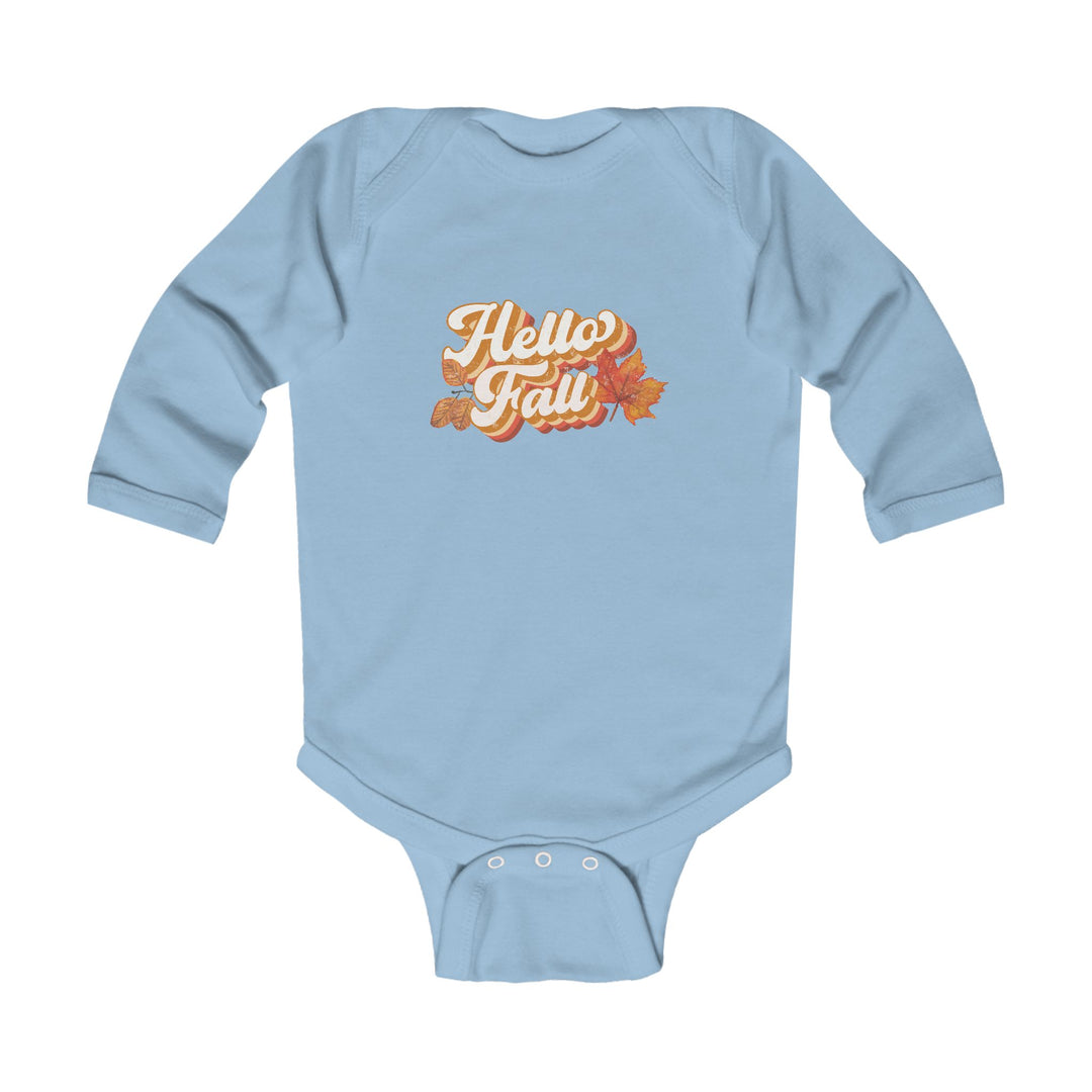 Retro Hello Fall - Infant Long Sleeve Bodysuit