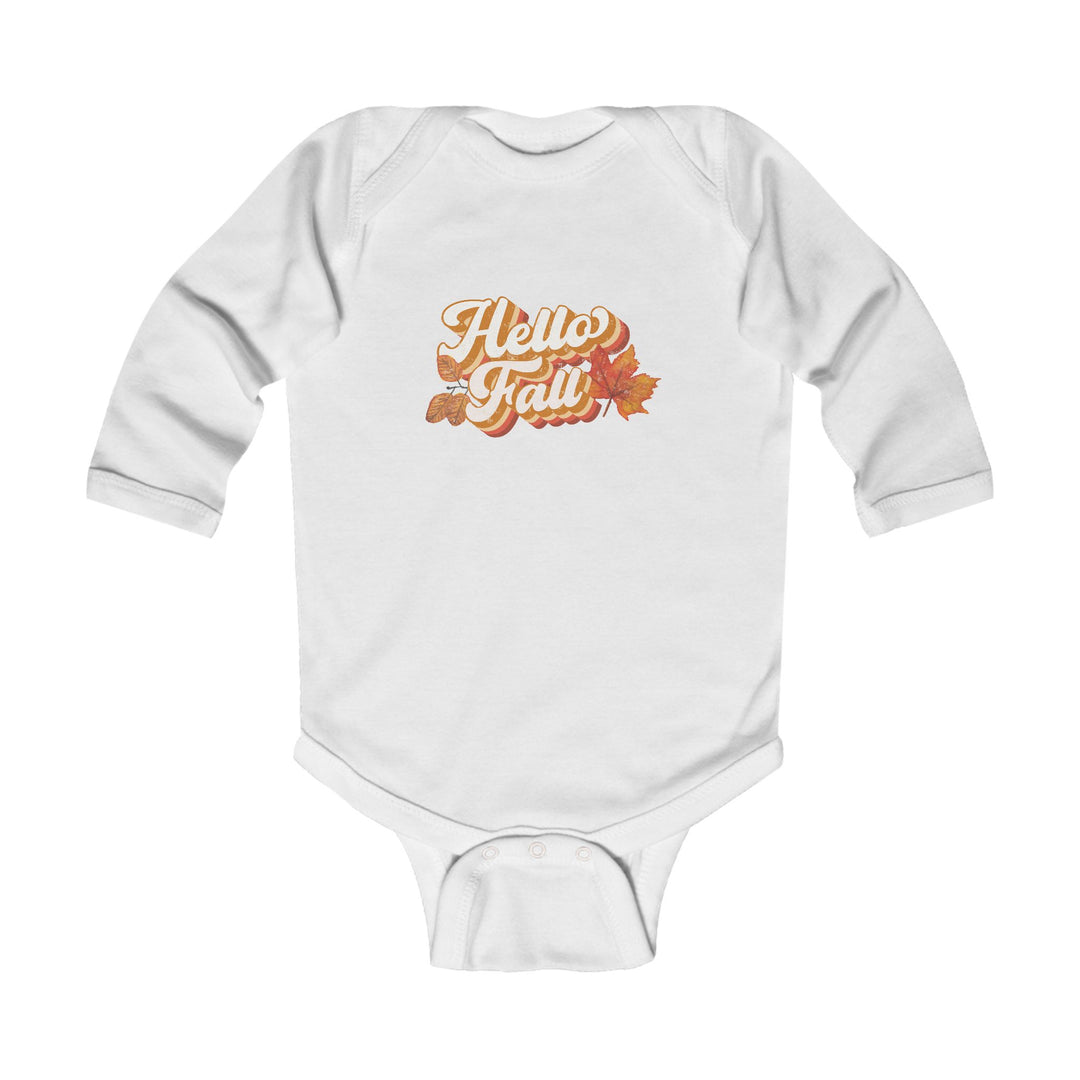 Retro Hello Fall - Infant Long Sleeve Bodysuit