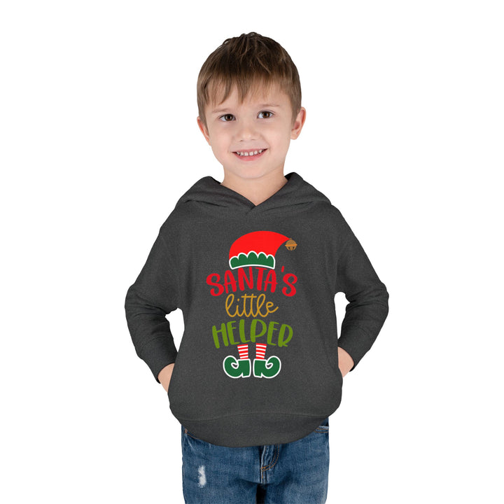 Santas Little Helper - Toddler Pullover Fleece Hoodie