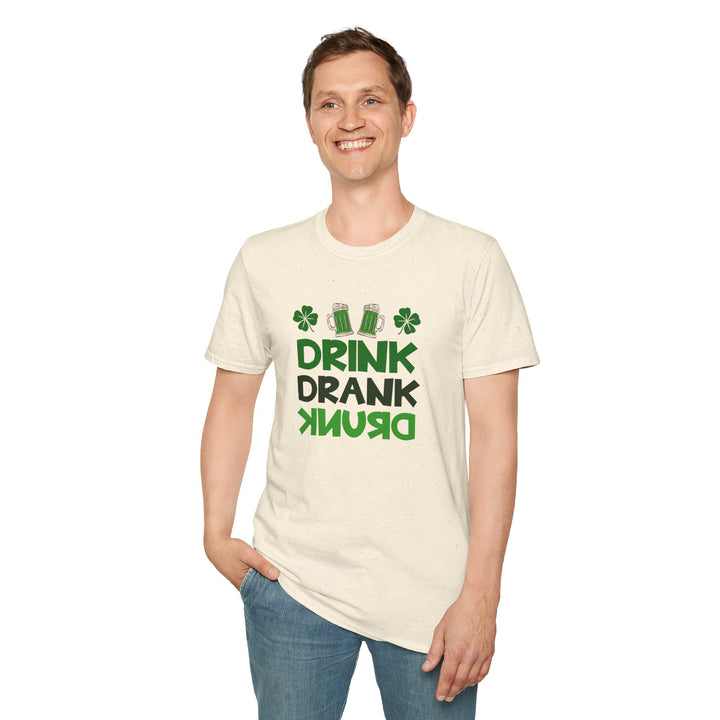 Drink Drank Drunk - Unisex Softstyle T-Shirt