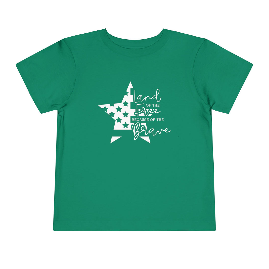 Land Of The Free - Toddler Short Sleeve Tee