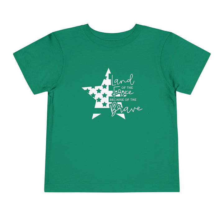 Land Of The Free - Toddler Short Sleeve Tee