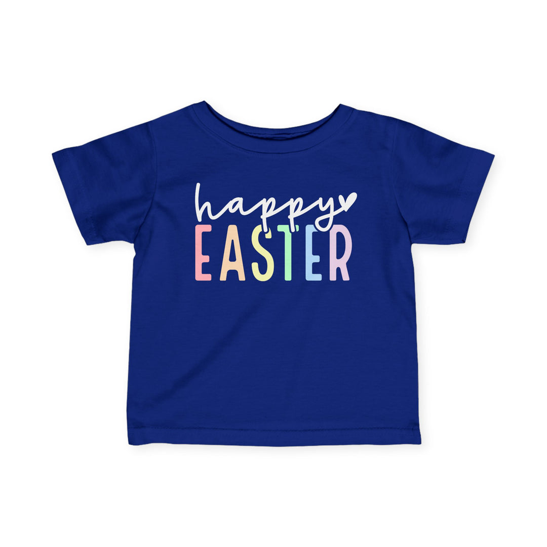 Pastel Happy Easter - Infant Fine Jersey Tee
