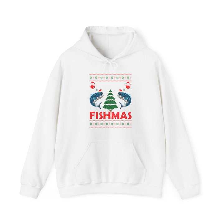 Merry Fishmas - Unisex Heavy Blend™ Hooded Sweatshirt