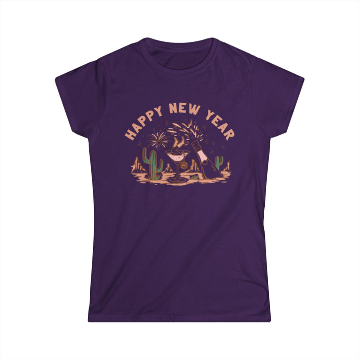 Happy New Year Desert - Women's Softstyle Tee