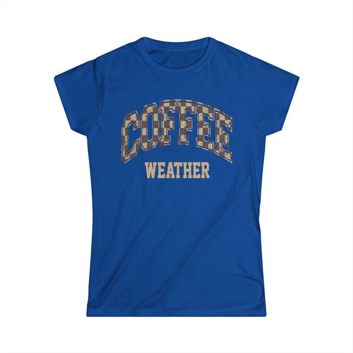 Coffee Weather - Women's Softstyle Tee