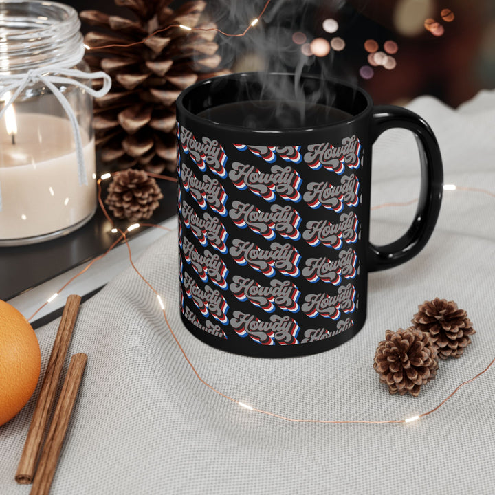 Howdy - Black Mug (11oz, 15oz)