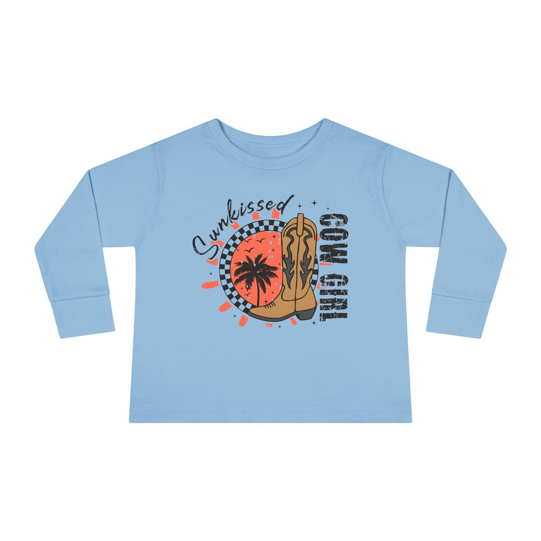Sunkissed Cowgirl - Toddler Long Sleeve Tee