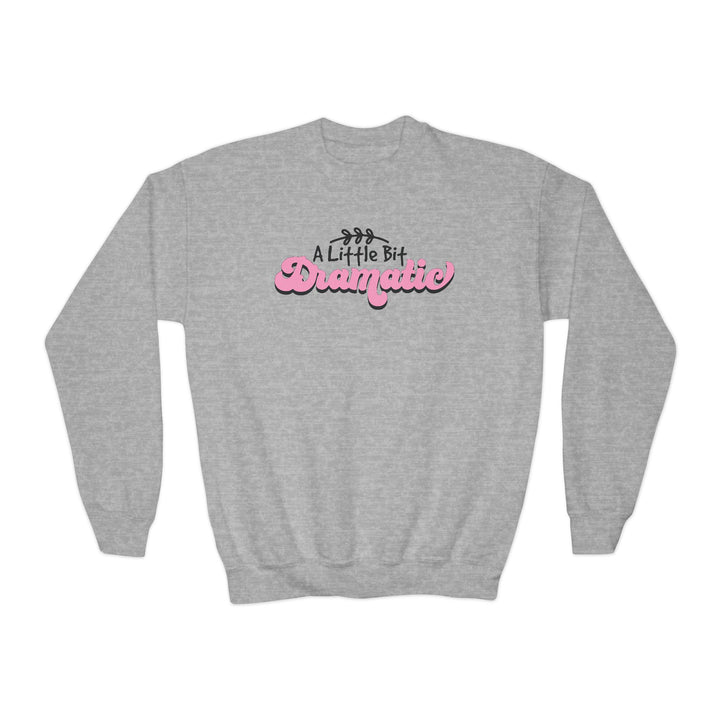 Little Bit Dramatic - Youth Crewneck Sweatshirt