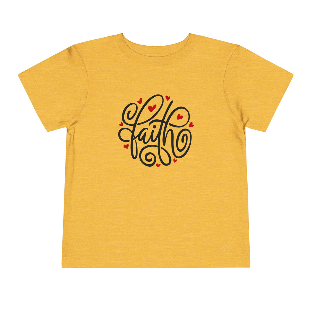 Faith Hearts - Toddler Short Sleeve Tee