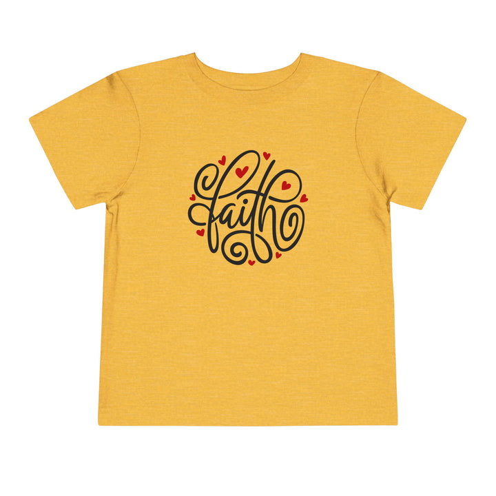 Faith Hearts - Toddler Short Sleeve Tee
