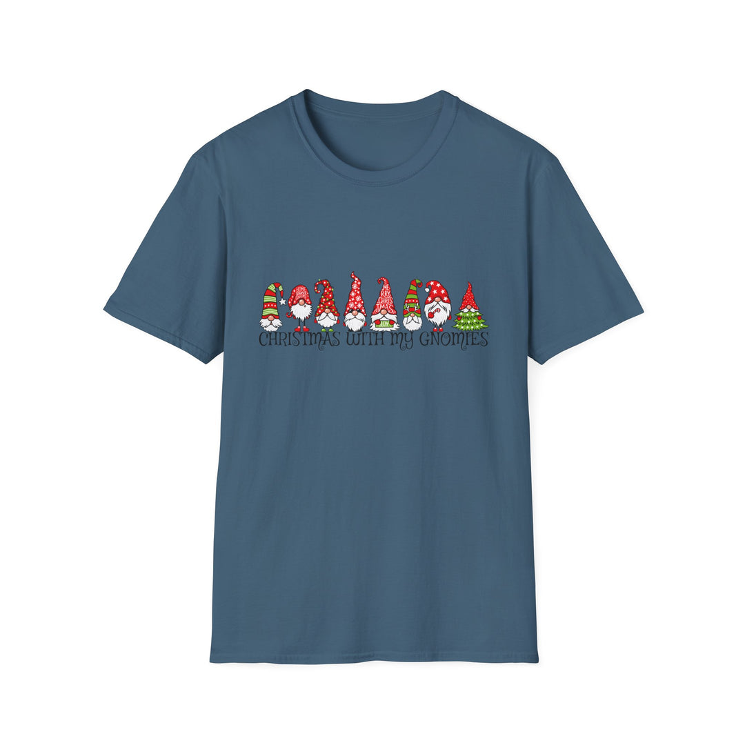 Christmas With My Gnomies - Unisex Softstyle T-Shirt