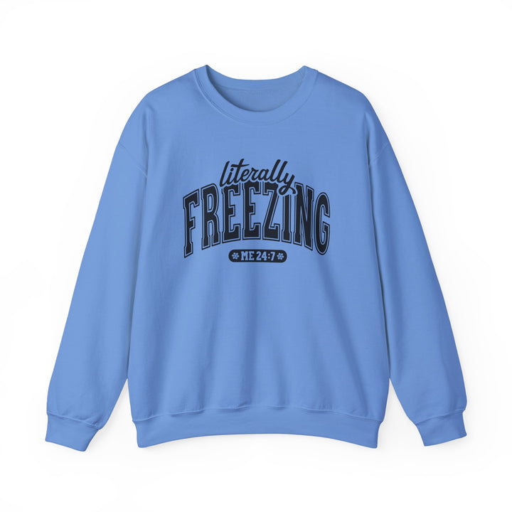 Literally Freezing - Unisex Heavy Blend™ Crewneck Sweatshirt