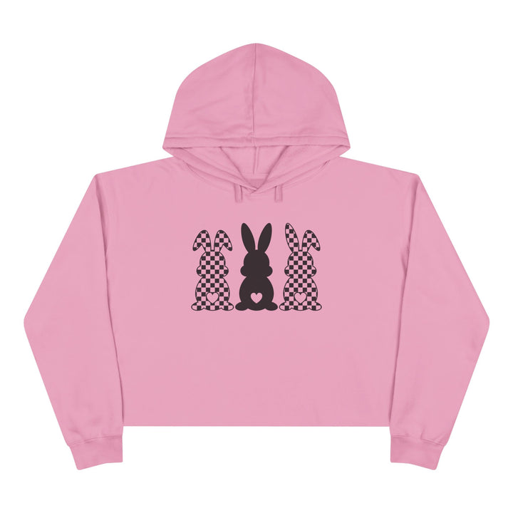 Heart Bunny - Crop Hoodie