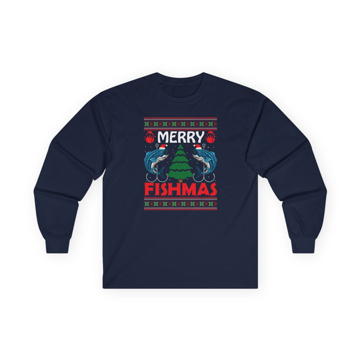 Merry Fishmas - Unisex Ultra Cotton Long Sleeve Tee