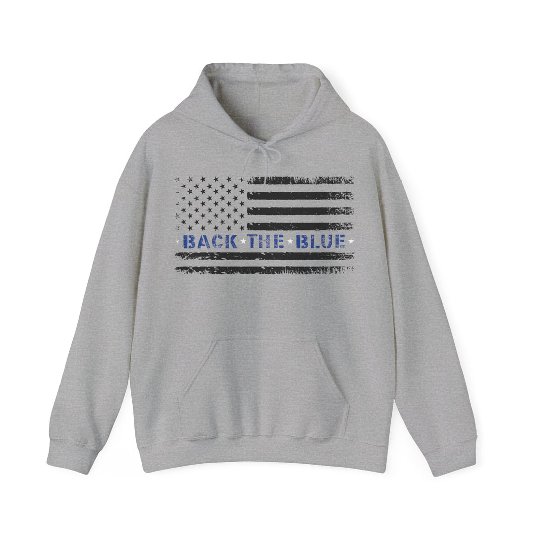 Back The Blue - Unisex Heavy Blend™ Hooded Sweatshirt