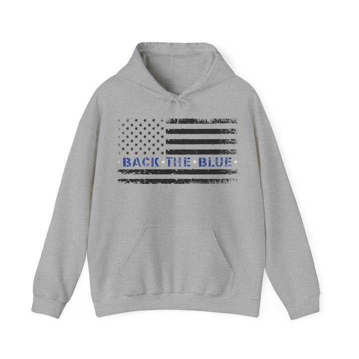 Back The Blue - Unisex Heavy Blend™ Hooded Sweatshirt