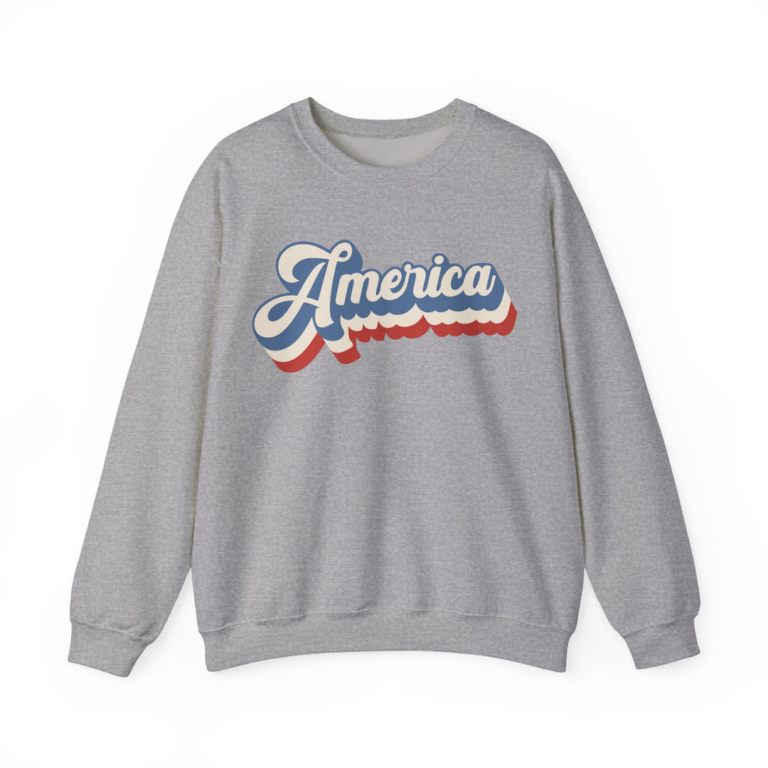 Retro America - Unisex Heavy Blend™ Crewneck Sweatshirt