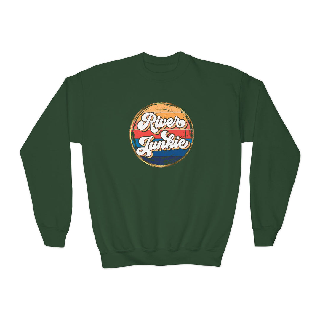 River Junkie - Youth Crewneck Sweatshirt