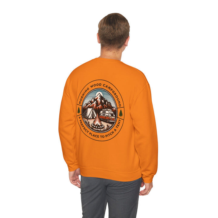 Morning Wood Campground - Unisex Heavy Blend™ Crewneck Sweatshirt