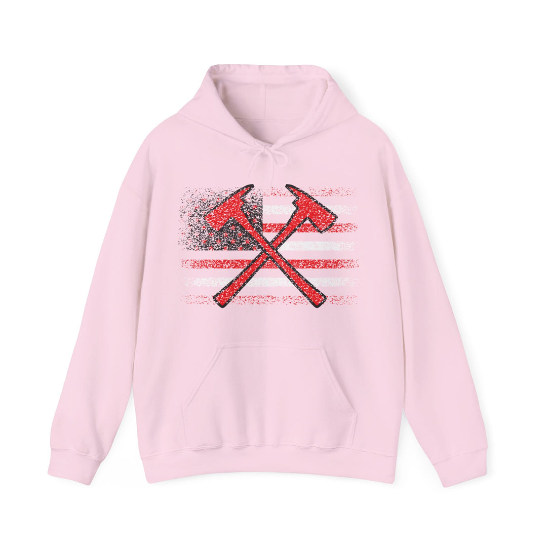 Firefighter American Flag - Unisex Heavy Blend™ Hooded Sweatshirt