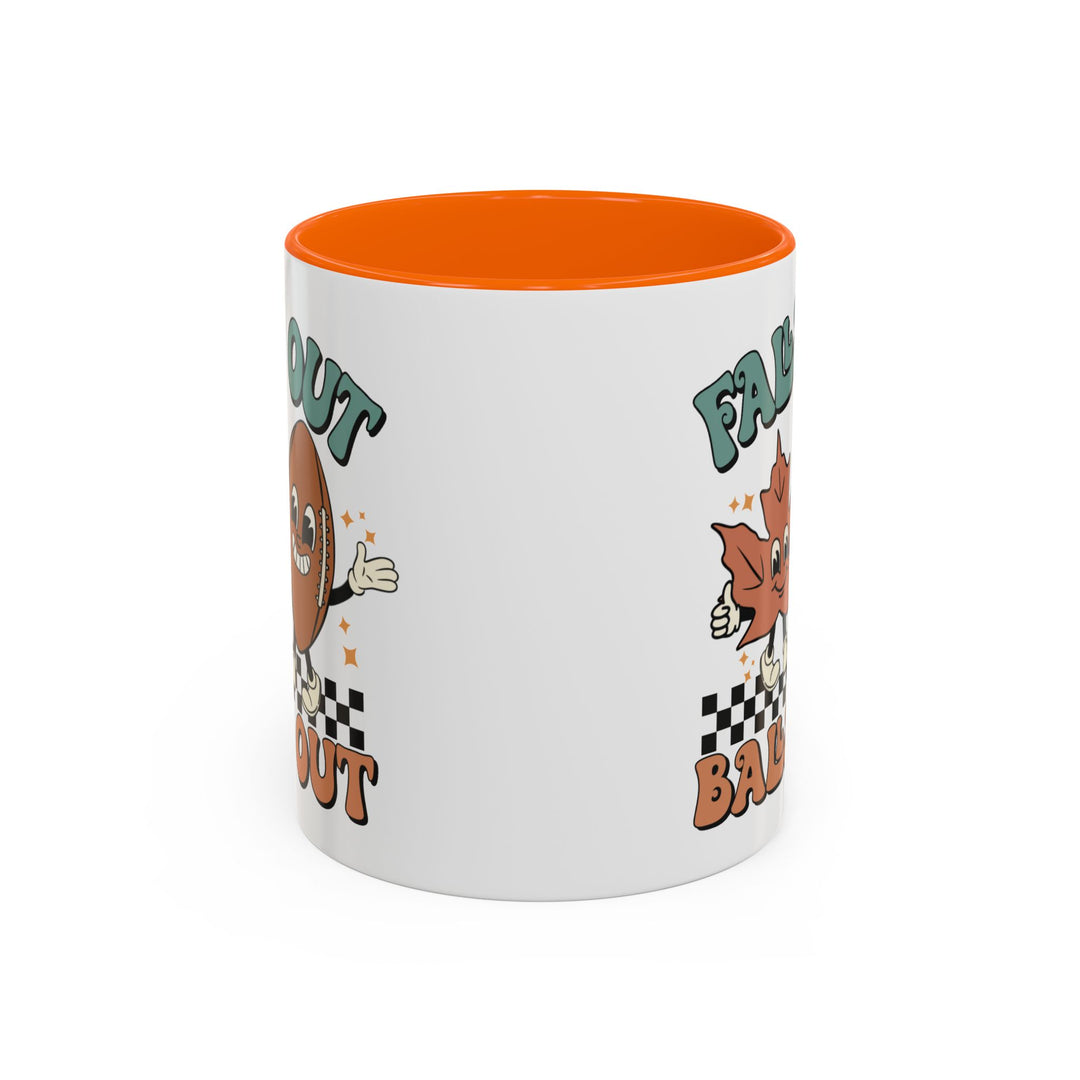 Falls Out Balls Out - Accent Coffee Mug (11, 15oz)