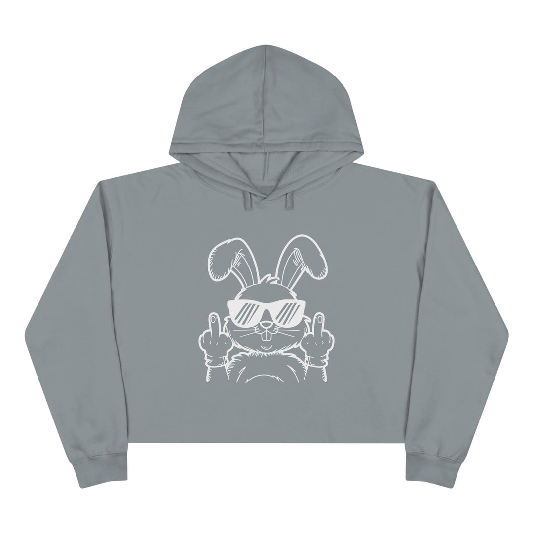 Middle Finger - Crop Hoodie