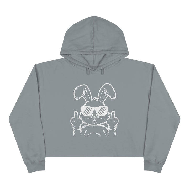 Middle Finger - Crop Hoodie