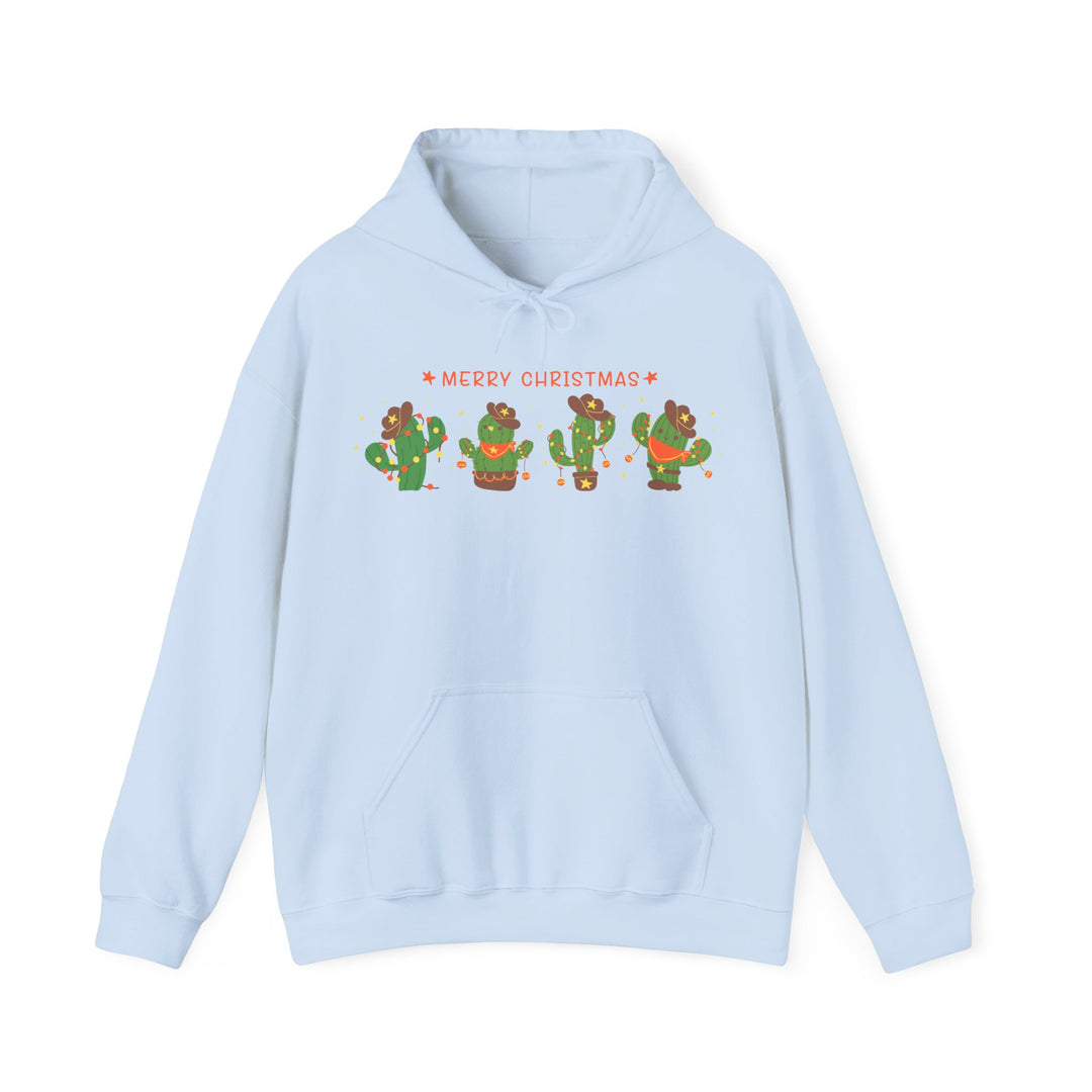 Merry Christmas Cactus - Unisex Heavy Blend™ Hooded Sweatshirt